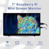HAMTYSAN Raspberry Pi Mini Screen Monitor, 7 Inch Screen 800x480