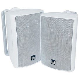 Dual Audio LU47PW 4 3-Way Indoor/Outdoor Speakers (White)