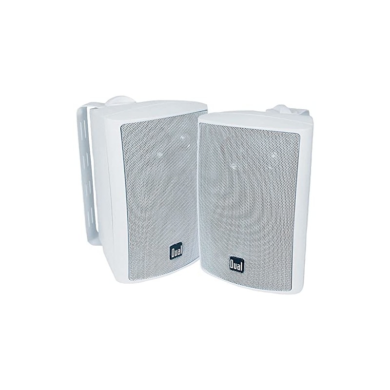 Dual Audio LU47PW 4 3-Way Indoor/Outdoor Speakers (White)