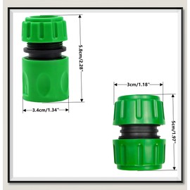 Hose Connectors Kit, Including Kitchen Faucet Connectors/Hose End Quick Connector, Hose Repair Connector. Connection Accessories for Kitchen Sinks, Bathroom Faucets, and Outdoor Garden Hoses.