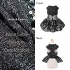 Fitwarm Fancy Dog Dress, Sparkly Sequin Dog Clothes for Small