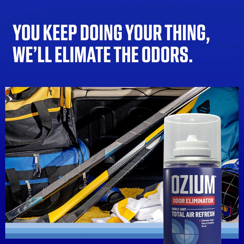 OZIUM® Air Freshener Odor Eliminator, 2oz Single Shot Total Air