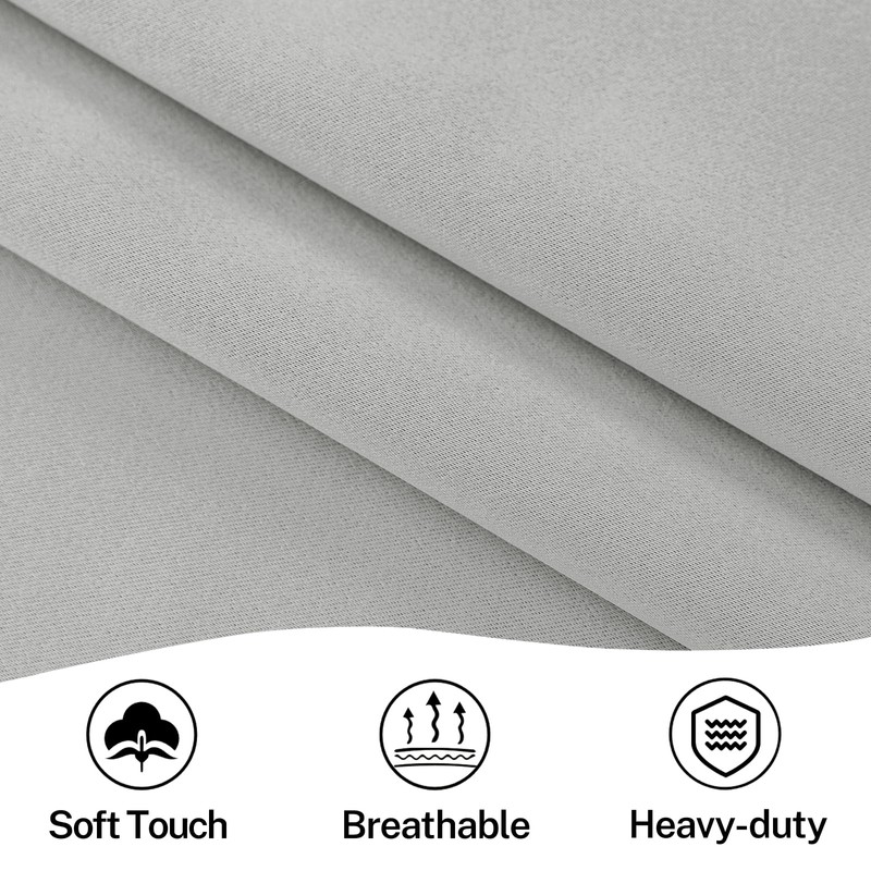 Vatge Sidelight Curtains for Front Door Privacy, 12 Inch Wide