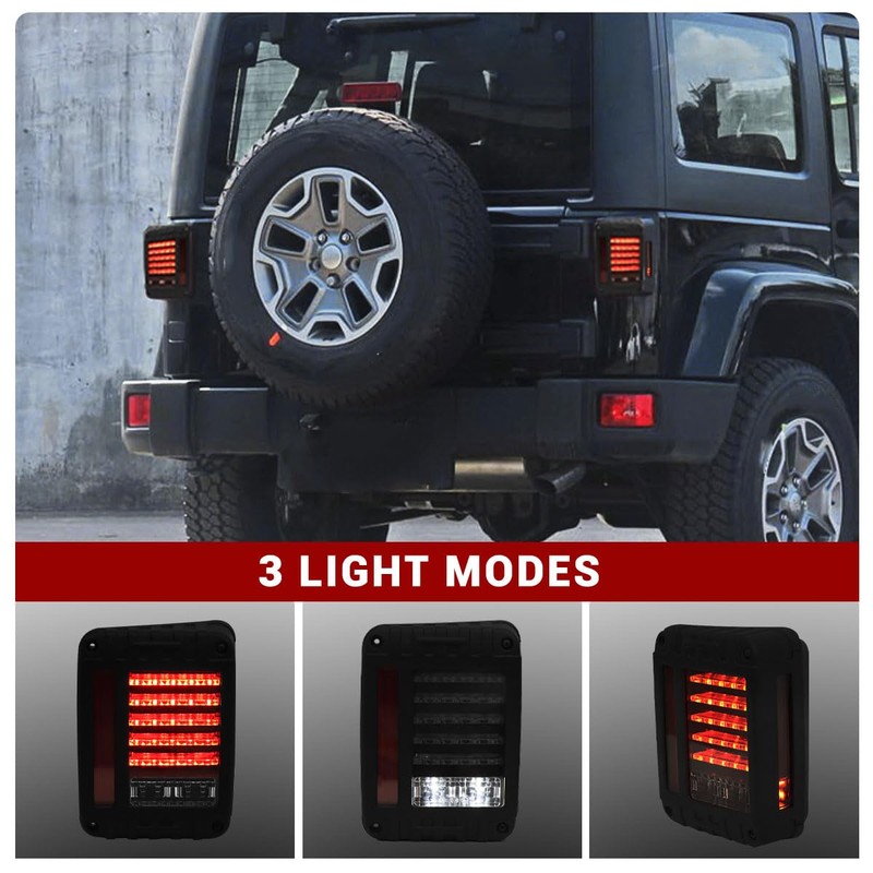Gronsvt A pair of LED light sources JK Wrangler third-generation