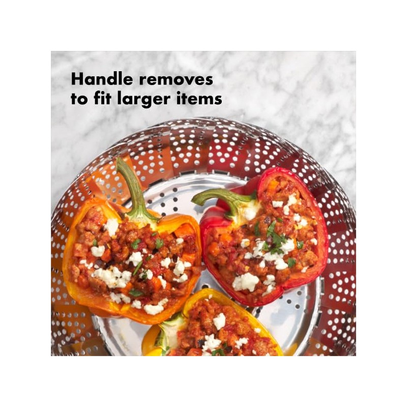 OXO Good Grips Stainless Steel Steamer With Extendable Handle
