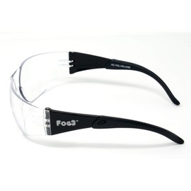 FOG3 Clear Antifog Motorcycle Sunglasses/Biker Glasses – Shatterproof UV400 Wraparound Clear Sunglasses Includes Storage Pouch - Ideal For Winter Low Light And Overcast Riding Conditions.