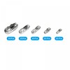 sourcing map Ball Chain Connector Clasps, Stainless Steel Replacement Cord