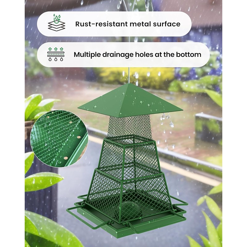 KTQUICK Bird Feeder for Birds, Bird Feeder, Bird Feeder for