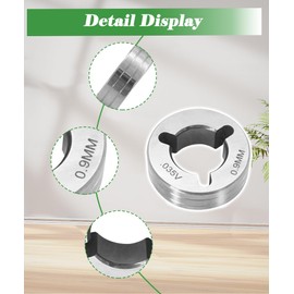 2-Pack Drive Roll V-Groove .035" Compatible with Miller Millermatic 200/210/212/250/251/252 /DVI/Pulser/Vintage,Replace 053700