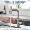GIMILI Touchless Kitchen Faucet with Pull Down Sprayer, 15” Hight