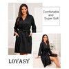 Lovasy Waffle Dressing Gowns for Women UK Lightweight Spa &