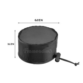 Framendino, 2 Pack Grow Tents Vent Cover, 6 Inch Grow Tents Vent Filter Cover with Elastic Band and Fixed Buckle to Dust-Proof for Plant Grow Tent Vent