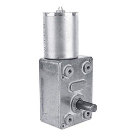 Gear Motor DC 12 V Worm Gear Motor with High Torque CW/CCW Speed Reduction Motor Reversible Gear Motor (5 RPM)