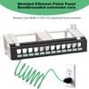KarlKers Shielded Ethernet Patch Panel Bond Ground Plug Adapter, Grounding