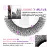 Masscaku Extensiones De Pestañas 5d W Shape 8-15mm Mix 0.07d