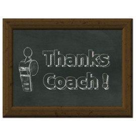 Thanks Coach Greeting Cards - Perfect for Any Sport - Blank Note Cards with Envelopes - 5.5"x4.25" (12 Pack)