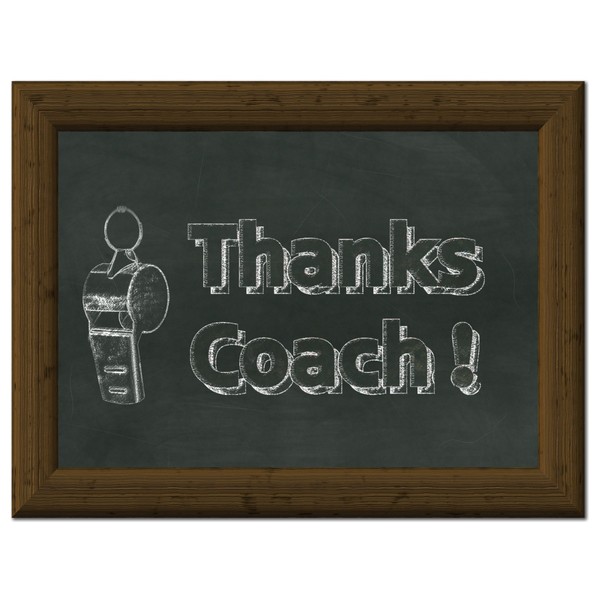 Thanks Coach Greeting Cards - Perfect for Any Sport -