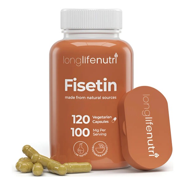 Fisetina 100mg Enfoque & Protección Antiedad 120 Americano