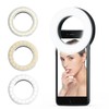 Nanairo Inc. Smartphone Ring Light, Selfie Light, Clip, 3 Color