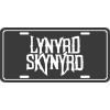 Lynyrd Skynyrd license plate metal wall sign front tag vanity