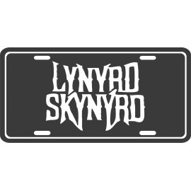 Lynyrd Skynyrd license plate metal wall sign front tag vanity plate - Music Band