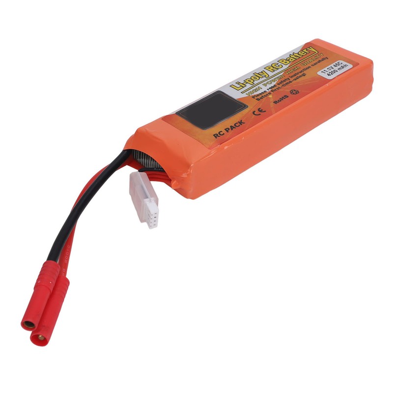 11.1V 4200mAh Lithium Battery RC 45C LiPo Battery with Banana