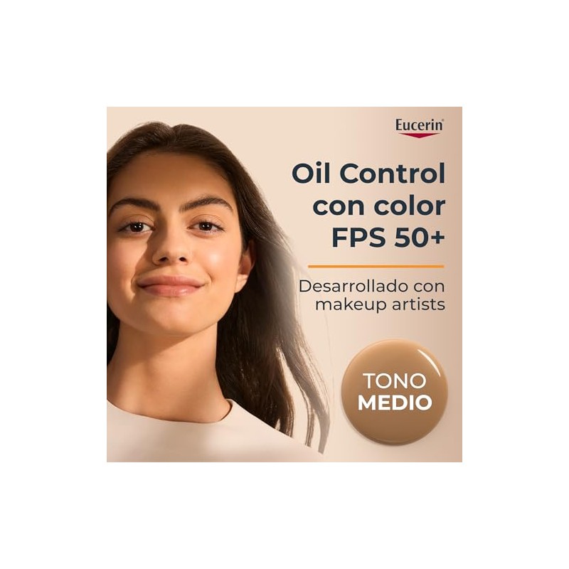 Eucerin Eucerin Sun Oil Control Fps 50 Tono Medio 50Ml