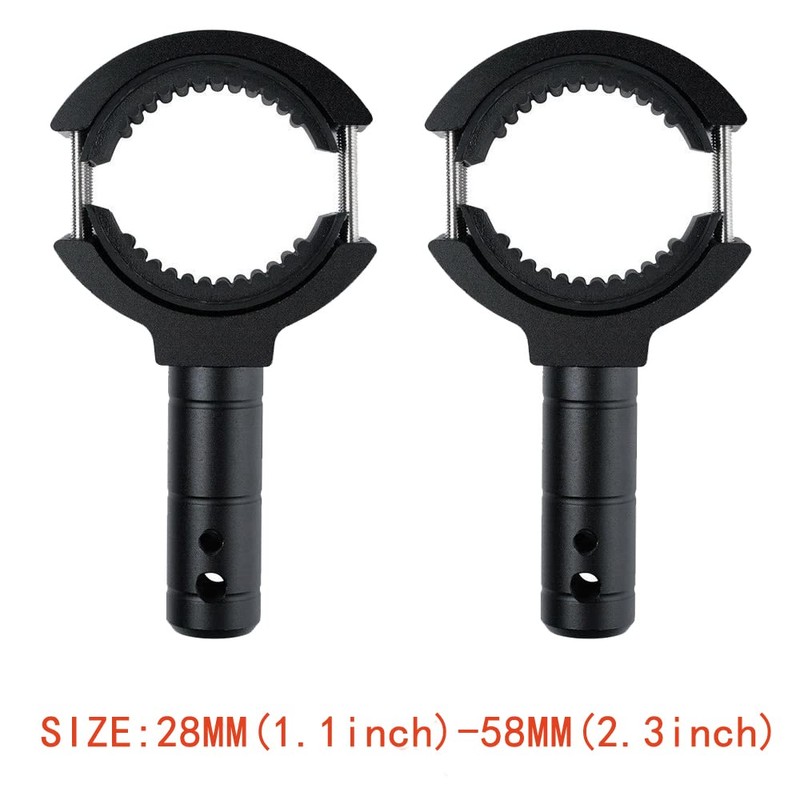 Motorcycle Fork Mount Brackets Fog Spot Light Mount Brackets Aluminium
