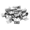 50pcs Hinges Appearance Electroplating Durable Iron Material Wooden Boxes Repairing