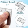 L Shaped Ruler Mini Measuring Tool 2 inch by 4