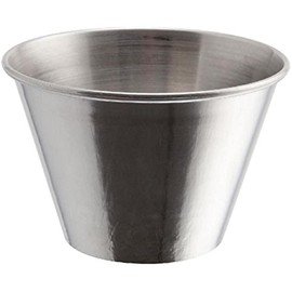 Genware NEV-RAMST4 Ramekin, Stainless Steel, 4 oz.