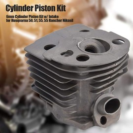 Husqvarna 55 Chainsaw Parts, 46MM Cylinder Piston Set for Husqvarna 50, 51, 55 Rancher Nikasil Engine