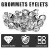 Litoexpe 1/8 Inch (3mm) ID Grommets Eyelets, 200 Pieces Metal