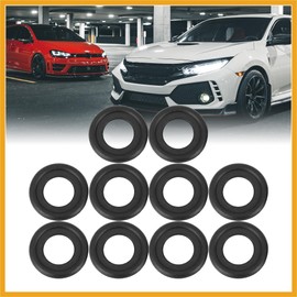 Partuto 10pcs M11 Black Oil Drain Plug Gaskets Replacement for GM 12616850 3536966 Replacement