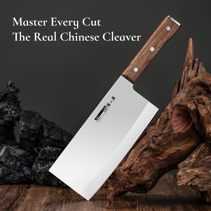 ZHANG XIAO QUAN 7.3 Inch Meat Cleaver Ultra Sharp Chinese