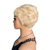 CGVG Short Hair Wig Women's Short Curly Blonde Wig Women