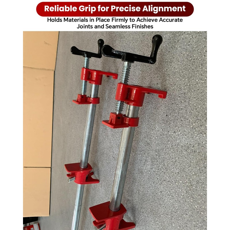 ATPEAM Wood Gluing Pipe Clamp Set | 4 Pack 3/4’’