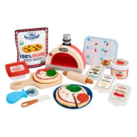 Little Tikes Little Tikes Creative Chefs Pizza Kit with Special Make-It Mix Play Sand, 18+ Accessories, Realistic Pretend Play Chef, Boys, Girls, Ages 3+