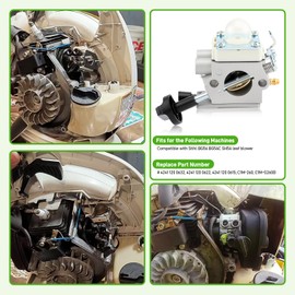 BG56C Carburetor for STIHL Leaf Blower BG56 SH56 Replace# 4241-120-0632 4241-120-0622 4241-120-0615 ZAMA C1M-S260B, With Air Filter Tune Up Kit