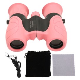 Kids Binocular Portable High Definition Compact Telescope with Lanyard for Children Watching Outdoor HuntingPink