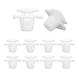 Lyxheth 10PCS Lower Outer Door Weatherstrip Clip, Car Clips, Protective Lower Door Mounting Trim Clips Replacement for 75315-S9A-004 75315S9A004, Door Panel Clips Fit for Honda CR-V 2002-On (10PCS)