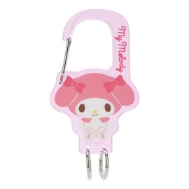 Sanrio 590193 Acrylic Frame Key Holder, My Melody, My Melody, Character, 2.2 x 0.1 x 3.5 inches (5.6 x 0.4 x 9 cm)