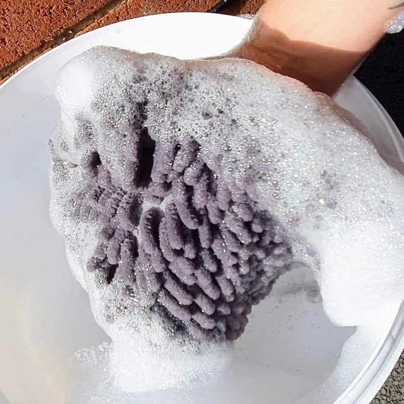 Microfibre Car Wash Pad – Chenille Sponge for Cleaning &