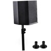 MERRYHAPY 2pcs Speaker Stand Aluminum Alloy Base Speaker Tray for