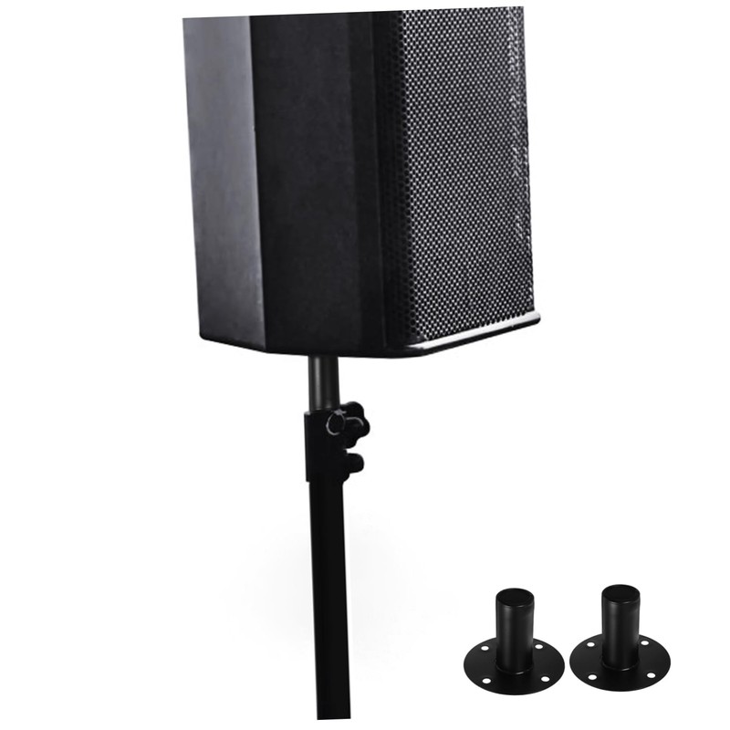 MERRYHAPY 2pcs Speaker Stand Aluminum Alloy Base Speaker Tray for