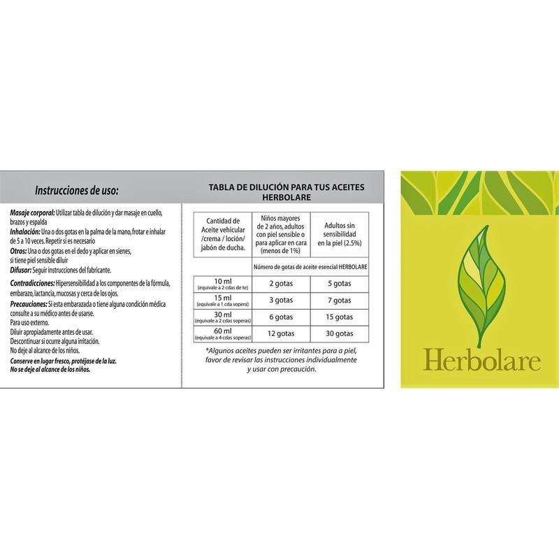 Herbolare - Aceite esencial Essence 15 ml. Sinergia de aceites