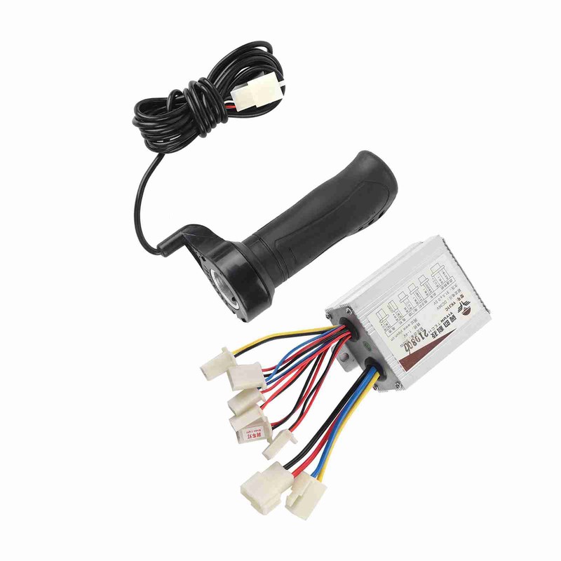 500W Motor Brushed Speed Controller &amp; Throttle Grip for Electric