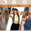 Hanaive 2 Pcs Spiral Lock Hair Tie Dreadlock Accessories, Aluminum