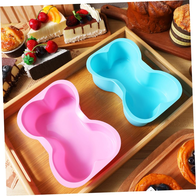 Cabilock 2 Moldes Para Tartas Con Forma De Hueso Moldes
