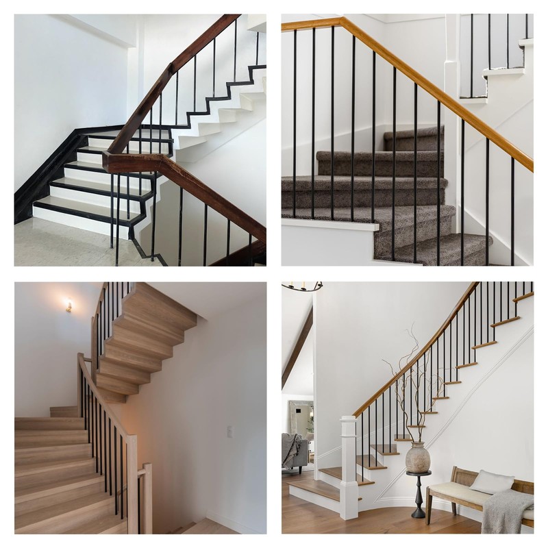 20Pack Wrought Iron Plain Balusters 1/2 Inch x 44 Inch